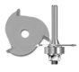 T-Molding Slot Cutter Combo - 1/16" 3-Wing - 1/4" Arbor