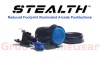 BLUE - STEALTH™ Illuminated Reduced Footprint Pushbutton